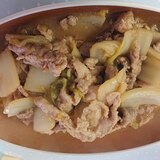 豚こま肉と白菜の中華煮